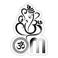 Om Calligraphy Logo Design With Sun Rays, Om Hand Tattoo Designs, Om Logo,  Om Calligraphy PNG and Vector with Transparent Background for Free Download
